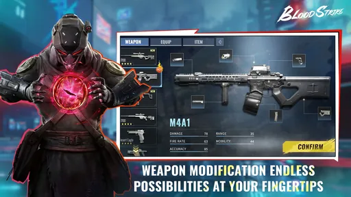 Blood Strike weapon loadout and customization